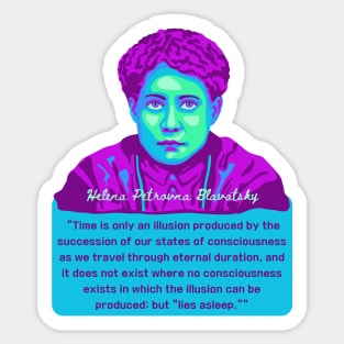 H. P. Blavatsky Portrait and Quote Sticker